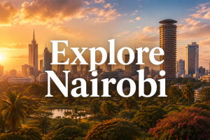 Explore Nairobi short stays with My Stay - Urban Energy, Nature and Luxury Escapes.